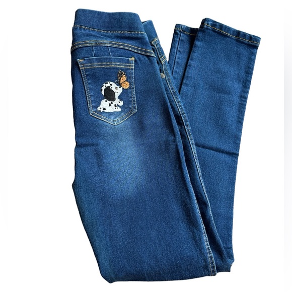 Puppy Accent Pull On Skinny Jeans - Picture 3 of 11